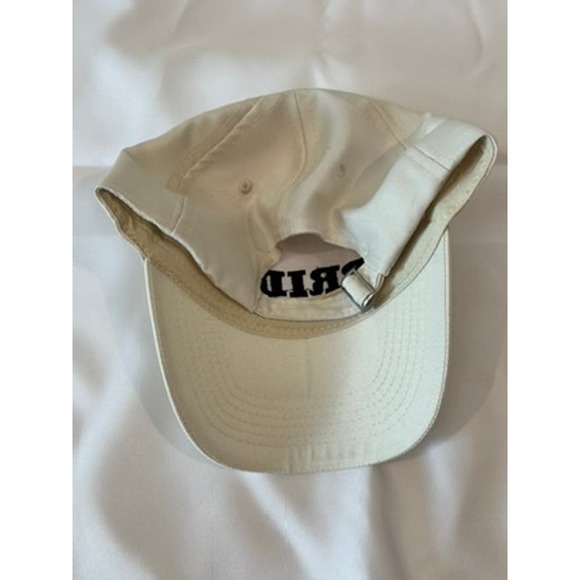 Bride Baseball Hat Ivory With Black Embroidered Lettering and Adjustable Strap - Picture 3 of 4